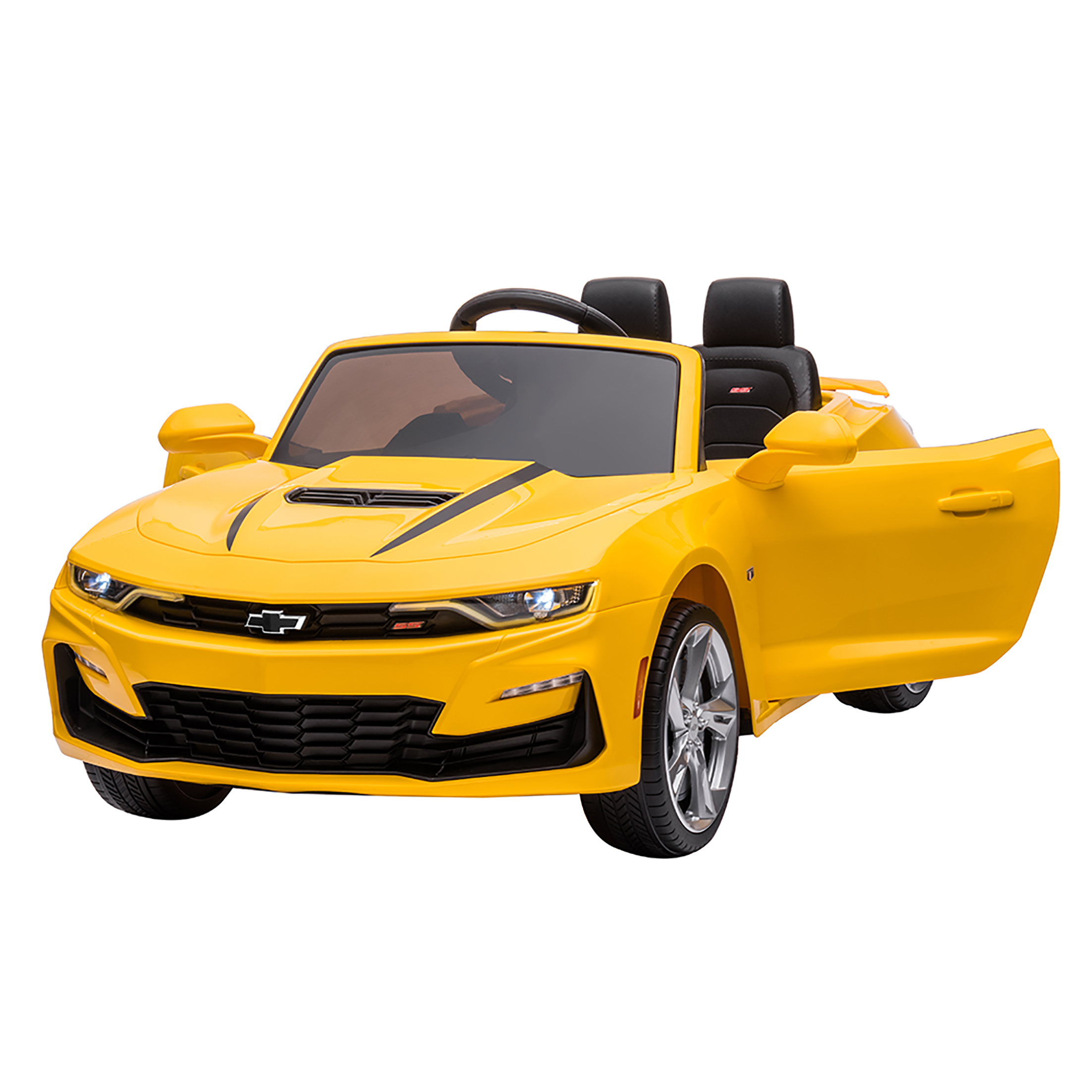 Licensed Chevrolet Camaro 2SS Kids Ride On Car with Leather Seater & R/C
